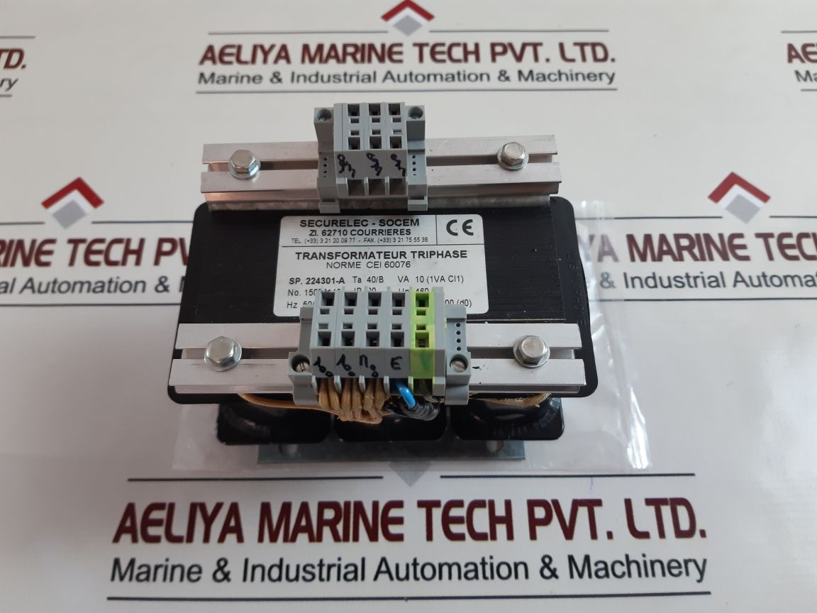 Securelec-socem Sp. 224301-a Three-phase Transformer
