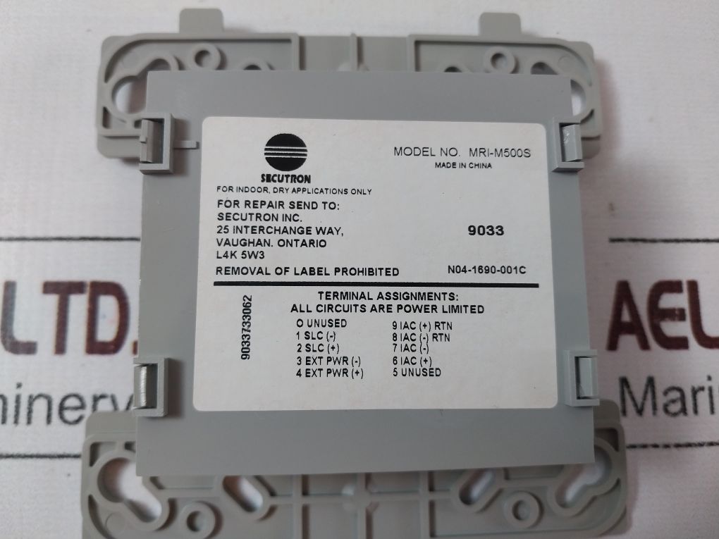 Secutron Mri-m500S Supervised Control Module Set