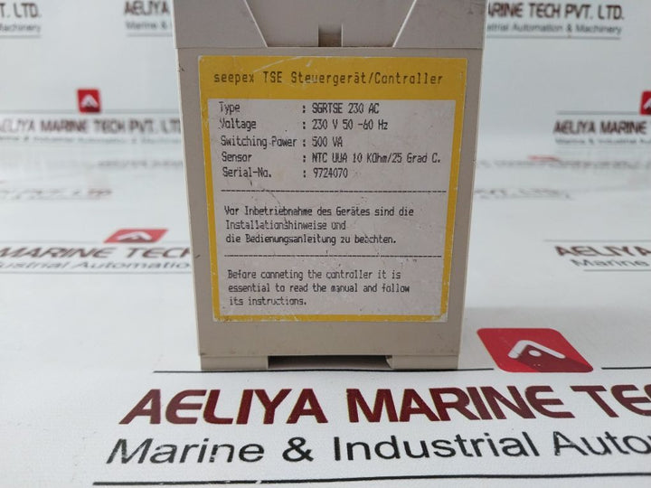 Seepex Sgrtse 230 Ac Temperature Controller