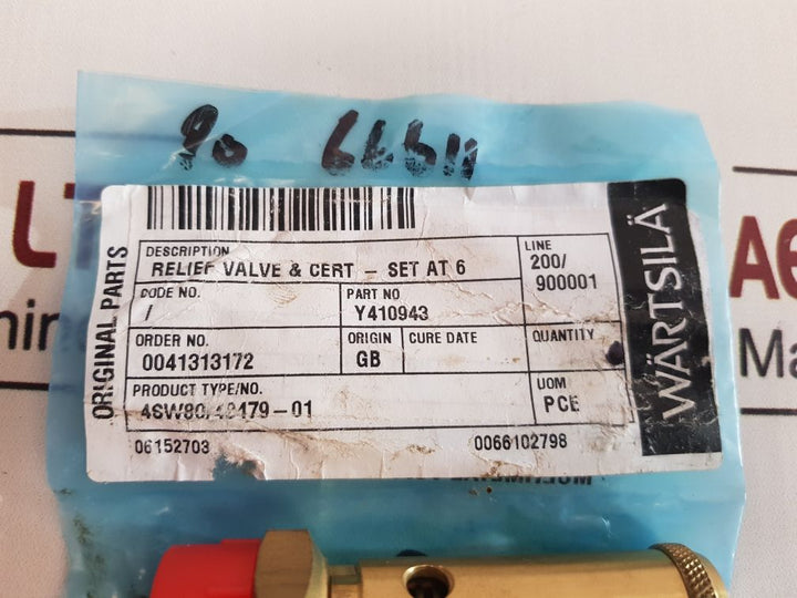 Seetru Tuv Sv 17 893 8 Relief Valve