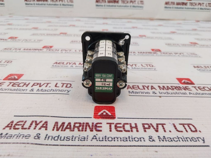 Seiko Electric En 3X-j Cam Switch Mode Select 600V 15A Cont.