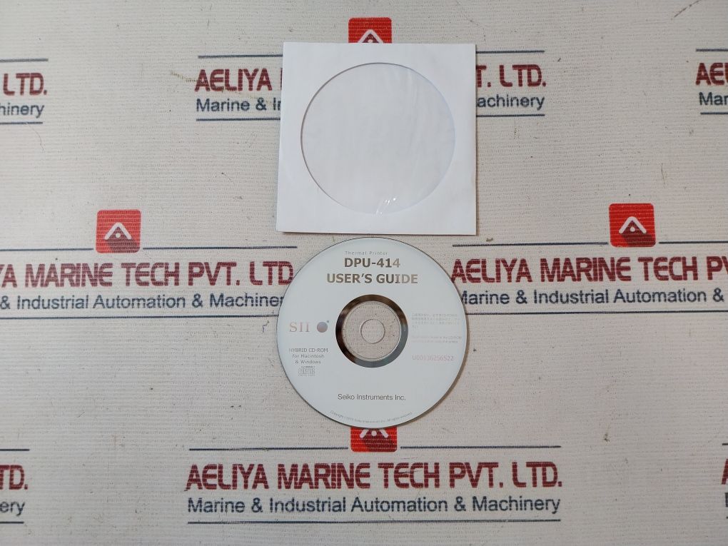 Seiko Instruments Dpu-414-50B-e Thermal Printer Users Guide And Cable 1045484A