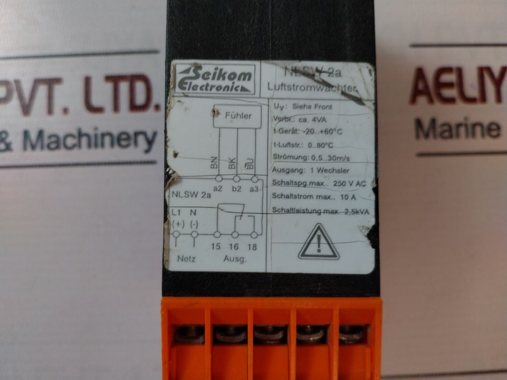 Seikom Electronic Nlsw 2A Airflow Monitor 230V 50-60Hz 4Va