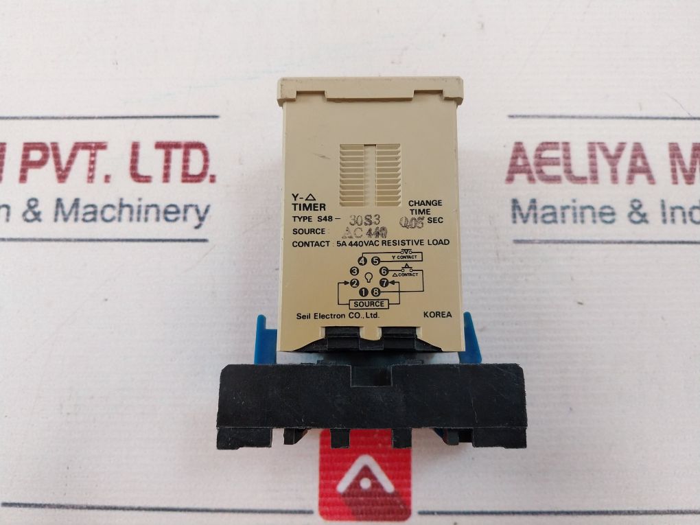 Seil Electron S48-30S3 Timer With Base Ac 250V 10A