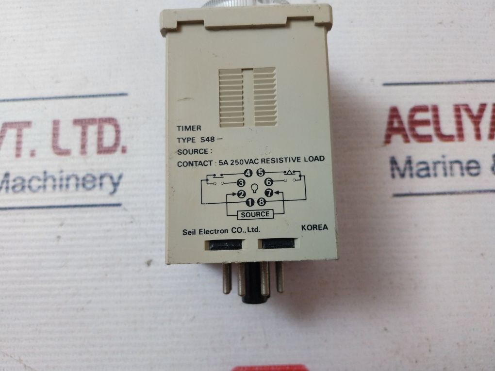 Seil Electron S48 Timer 0-3 5A 250Vac