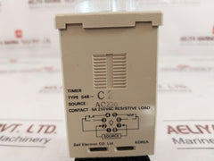 Seil Electron S48-c2 Timer With Base 5A 250 Vac