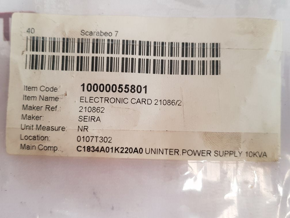 Seira 21086/2 Pcb Card
