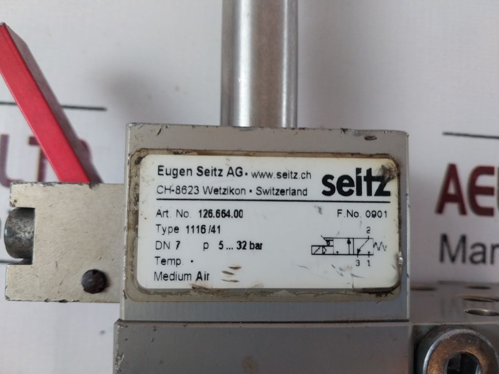 Seitz 126.664.00 Solenoid Valve 5-32 Bar