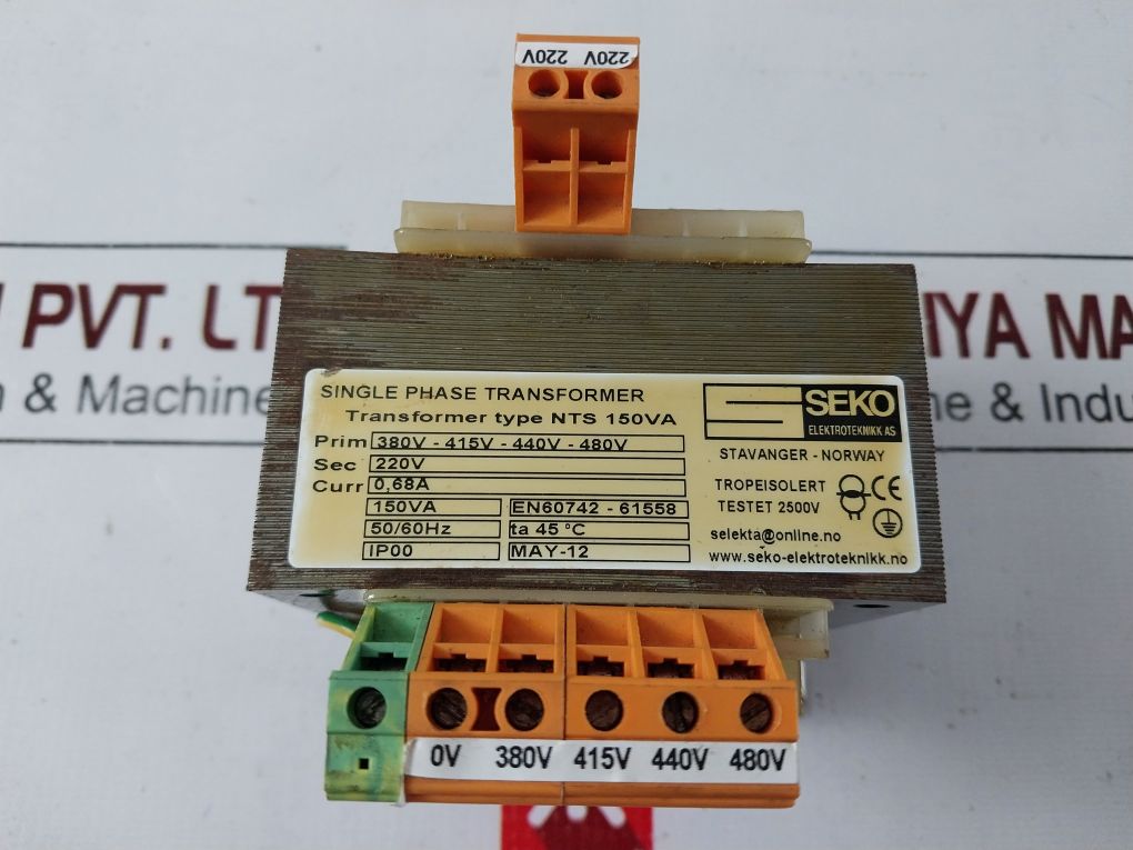 Seko Nts 150Va Single Phase Transformer