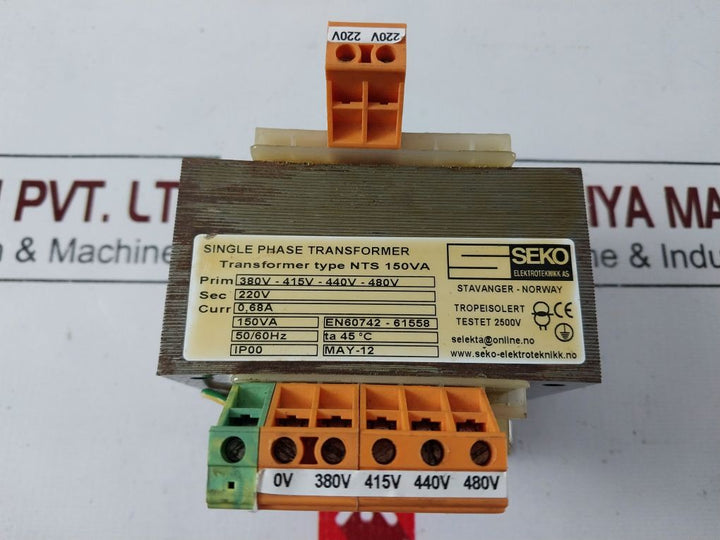 Seko Nts 150Va Single Phase Transformer