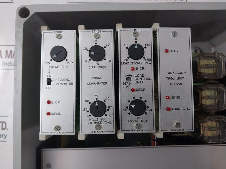 Selco E7600 Phase Comparator