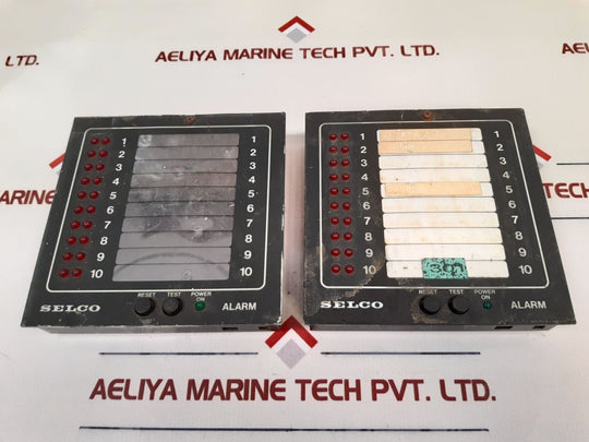 Selco M1000-24-00B Alarm Annunciator 24Volt Used