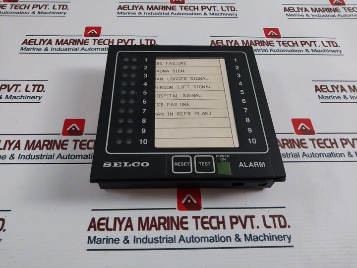 Selco M1000-24-10B Alarm Annunciator 24 Volt