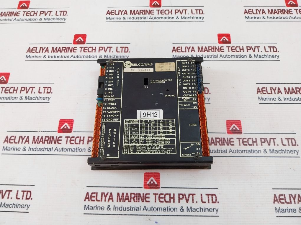 Selco M1000-29-10 Alarm Monitor 24 Volt 312562