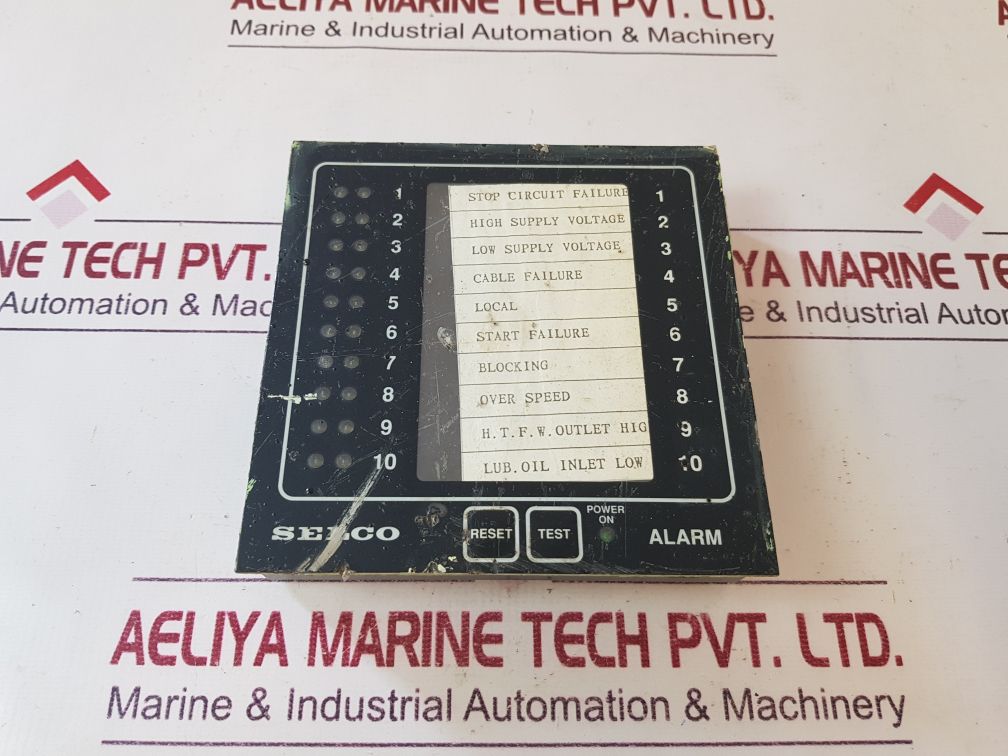 Selco M1000-29-10B Alaram AnnunciatorMonitor 24 Volt 326877