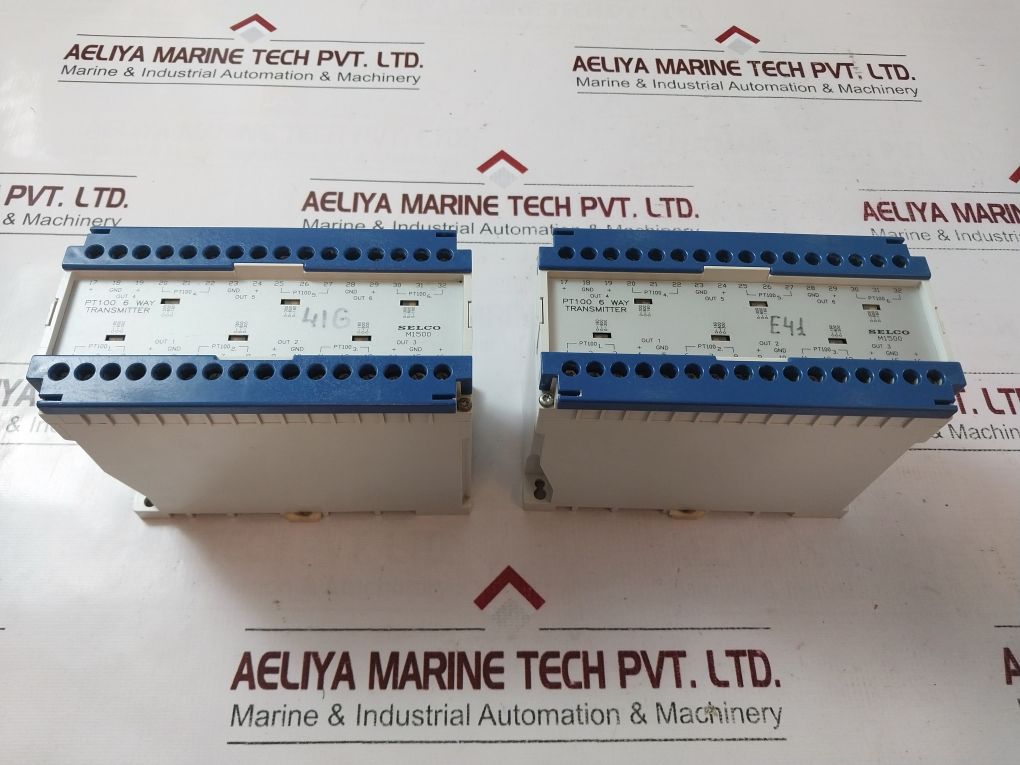Selco M1500-03 Pt100 6-way Transmitter 24V Dc