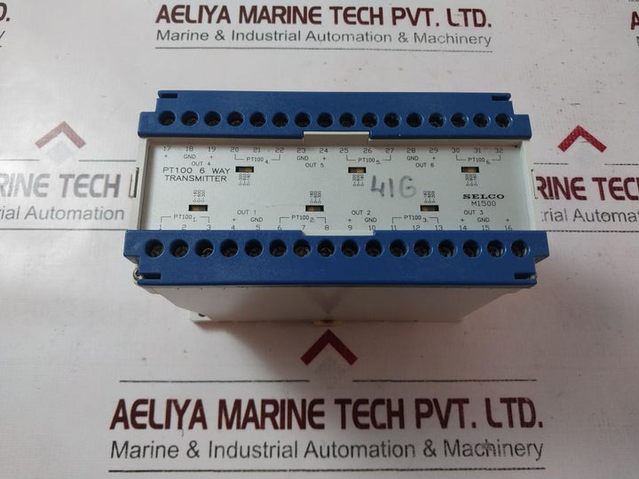 Selco M1500-03 Pt100 6-way Transmitter 24V Dc