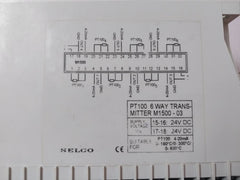 Selco M1500-03 Pt100 6-way Transmitter 24V Dc