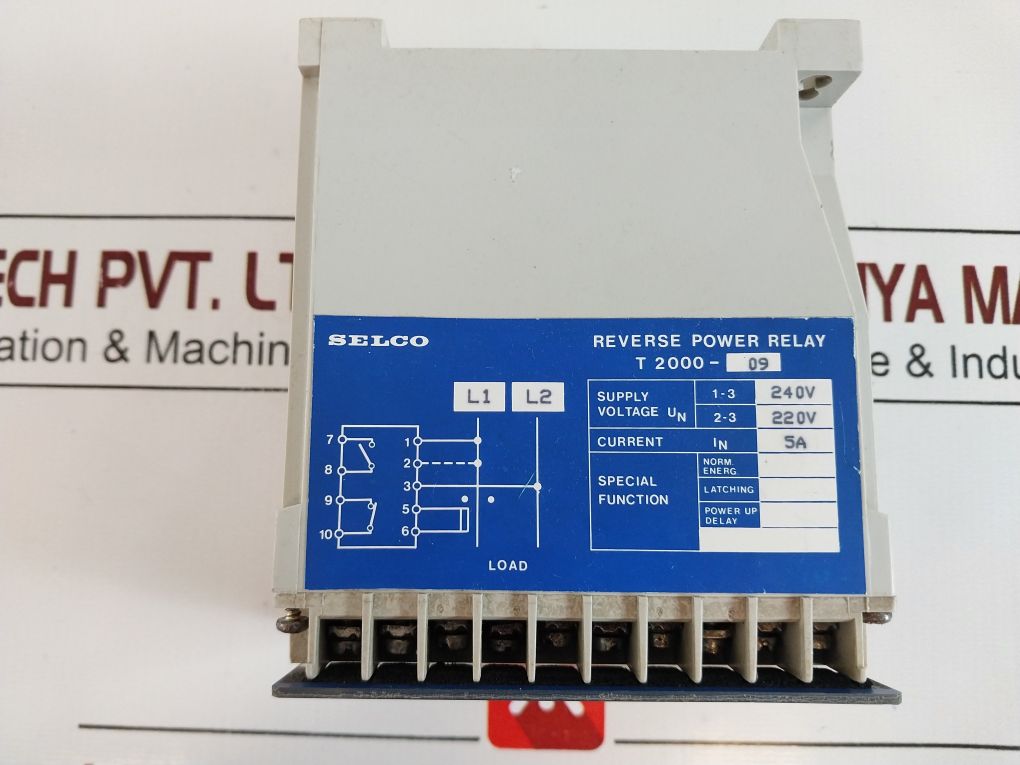 Selco T2000-09 Reverse Power Relay