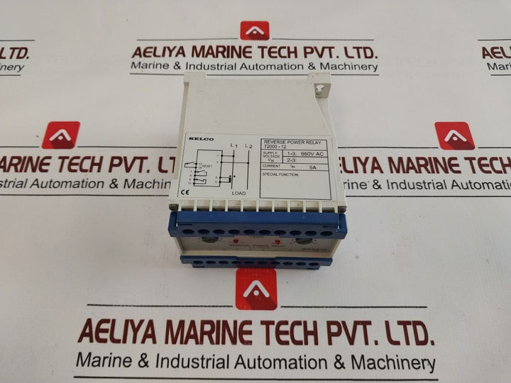 Selco T2000-12 Reverse Power Relay 660V Ac