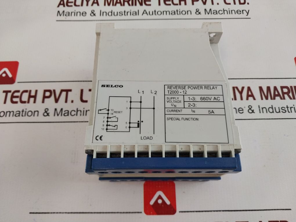 Selco T2000-12 Reverse Power Relay 660V Ac