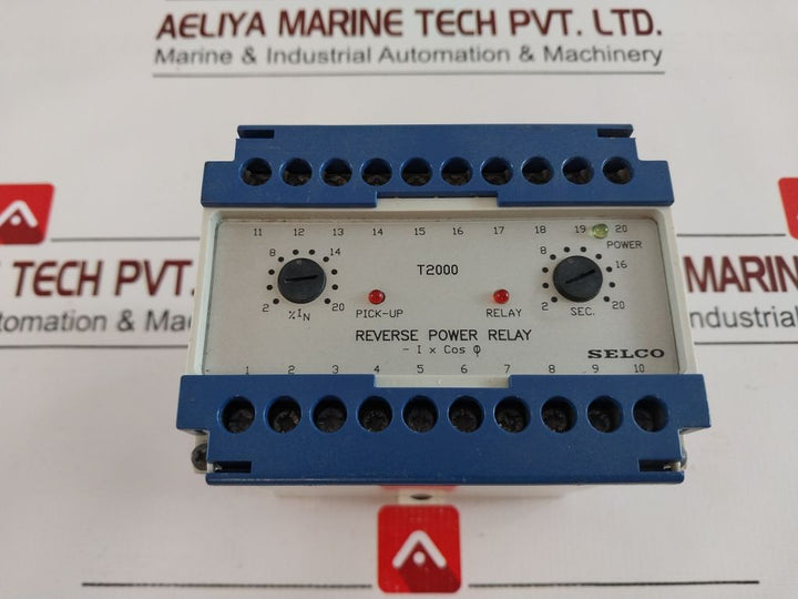 Selco T2000-12 Reverse Power Relay 660V Ac