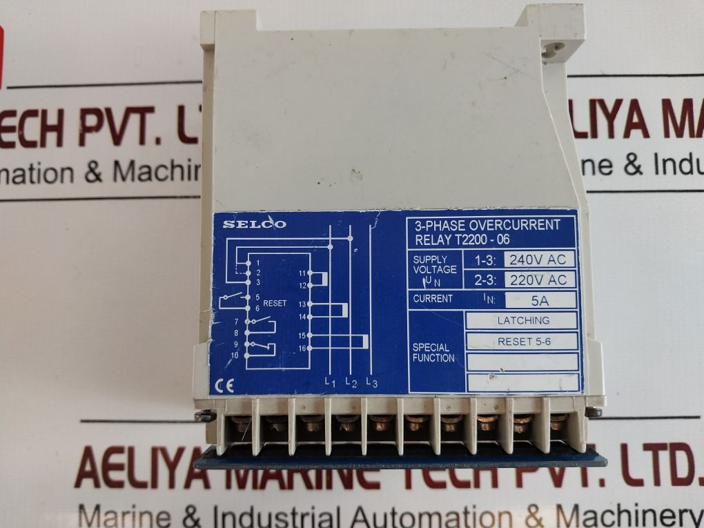 Selco T2200-06 3-phase Over Current Relay