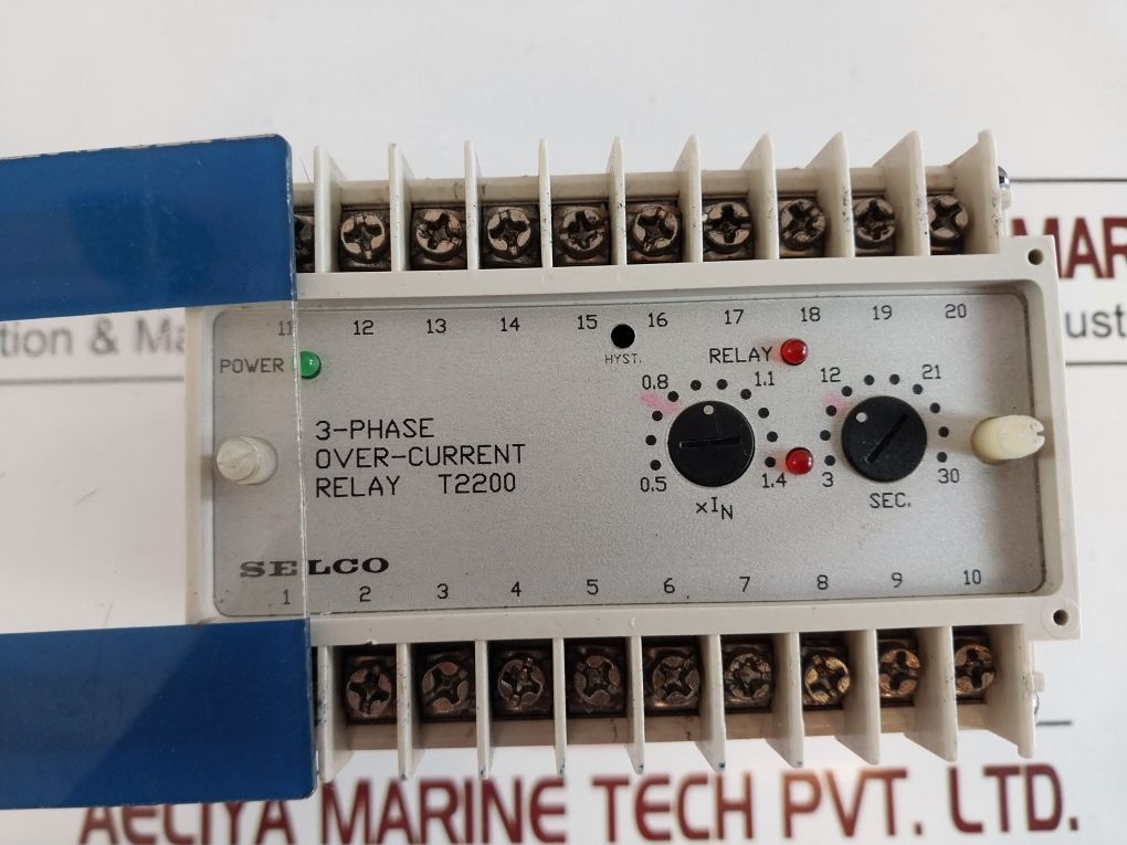 Selco T2200-06 3-phase Over Current Relay