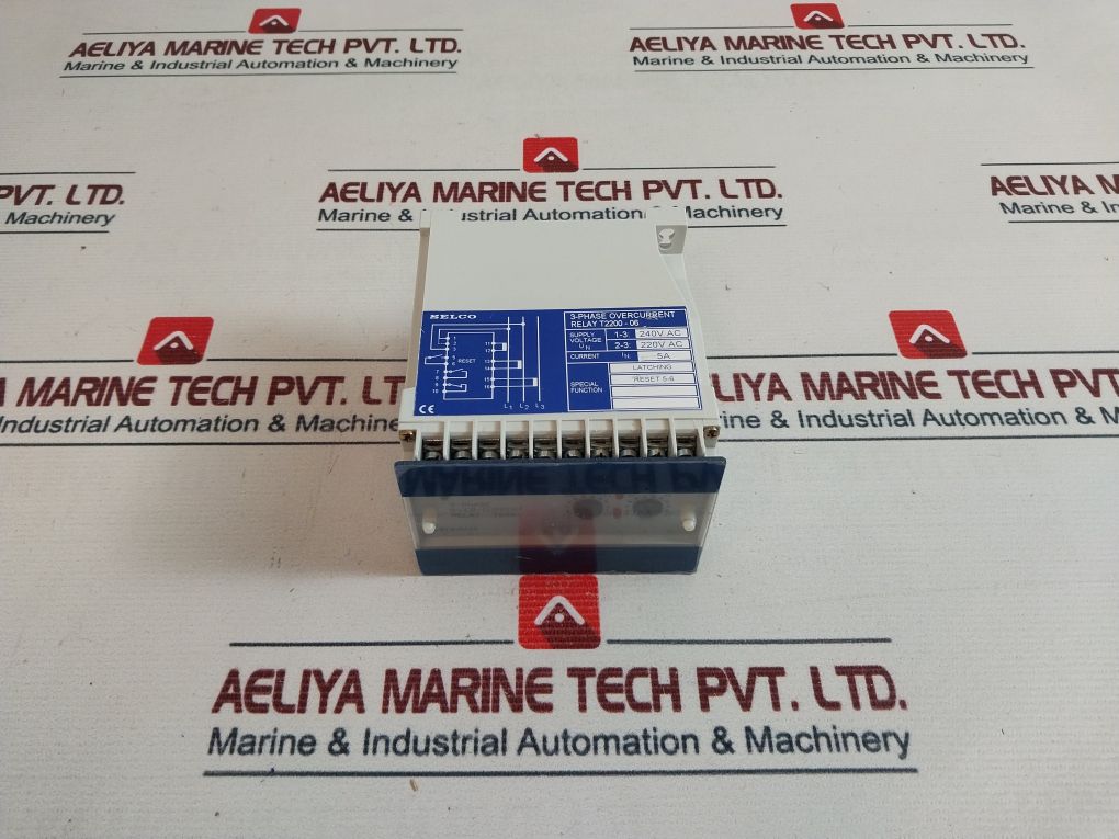 Selco T2200-06 3-phase Over-current Relay 220V Ac