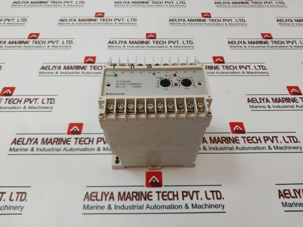 Selco T2200-06 3-phase Over-current Relay 5A 220-240Vac
