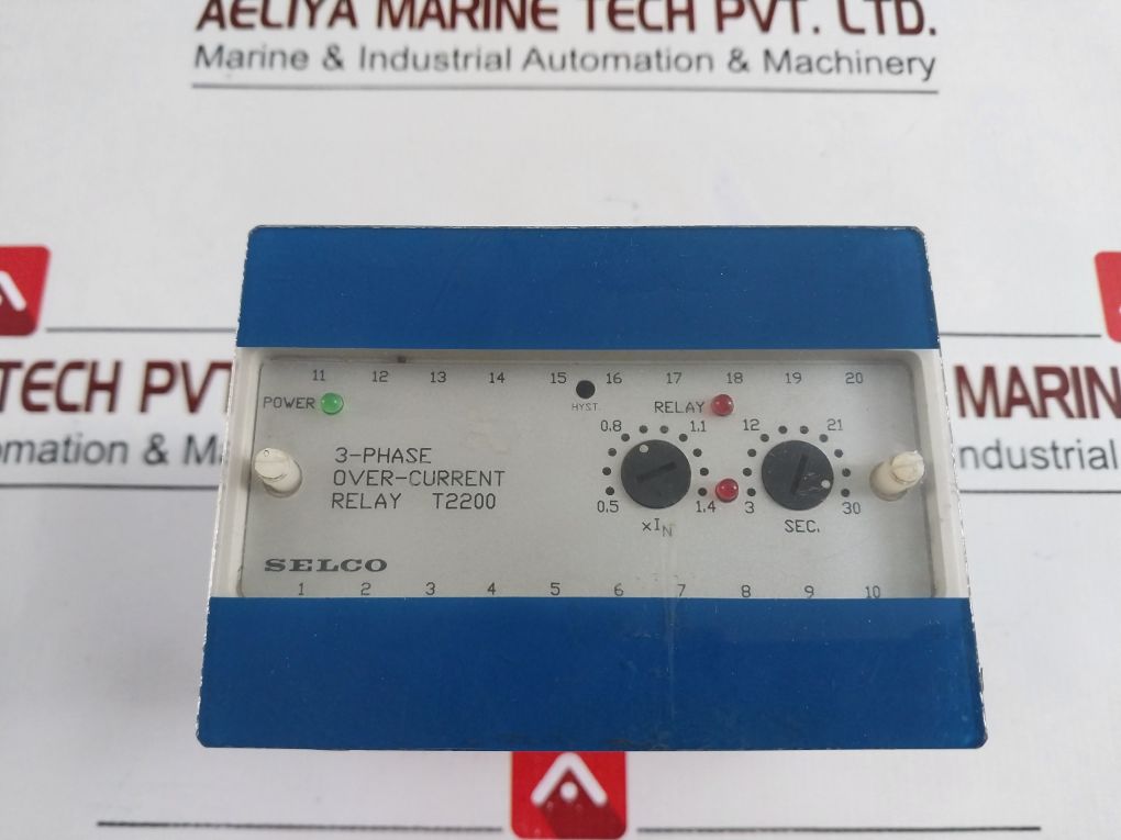 Selco T2200-01 3-phase Over-current Relay