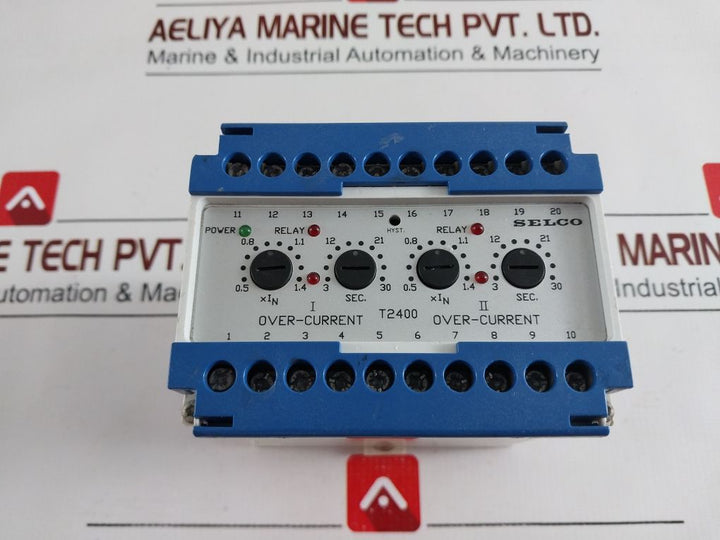 Selco T2400-13 3-phase Dual Over-current Relay