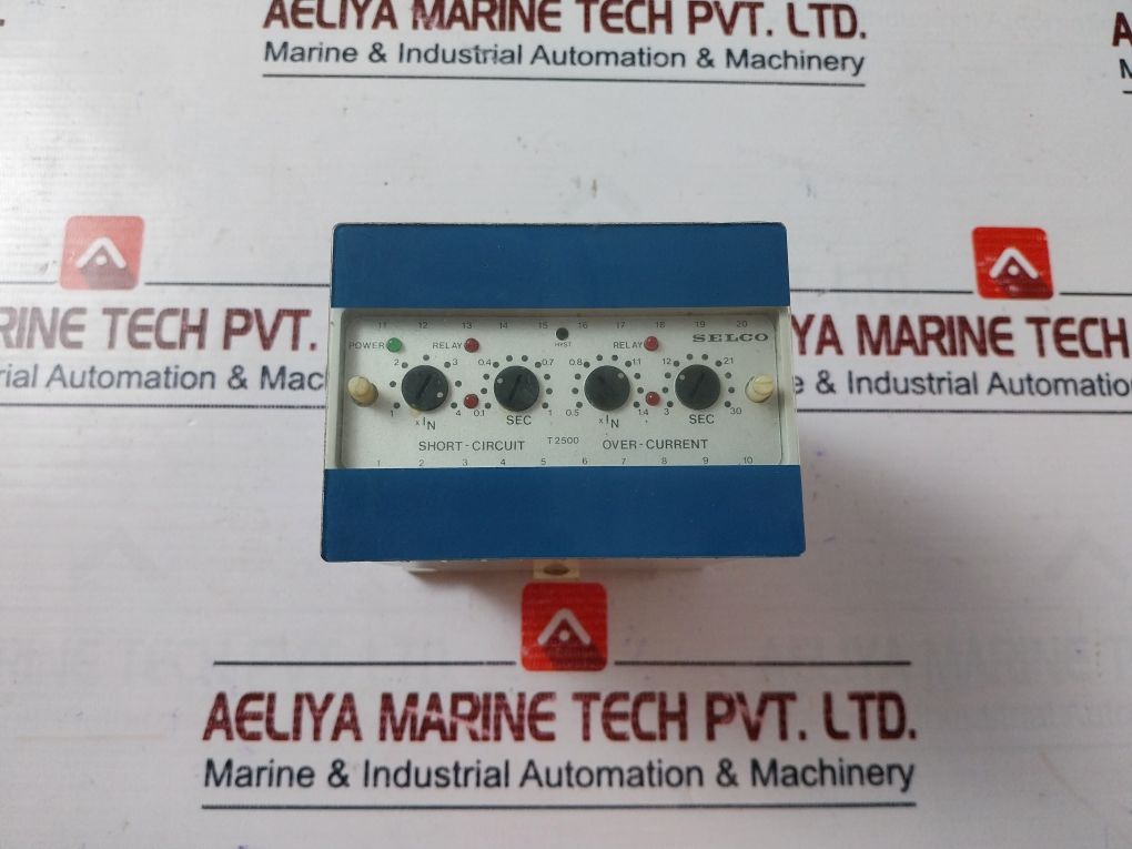 Selco T2500-08 3-phase Short Circuit Over Current Relay