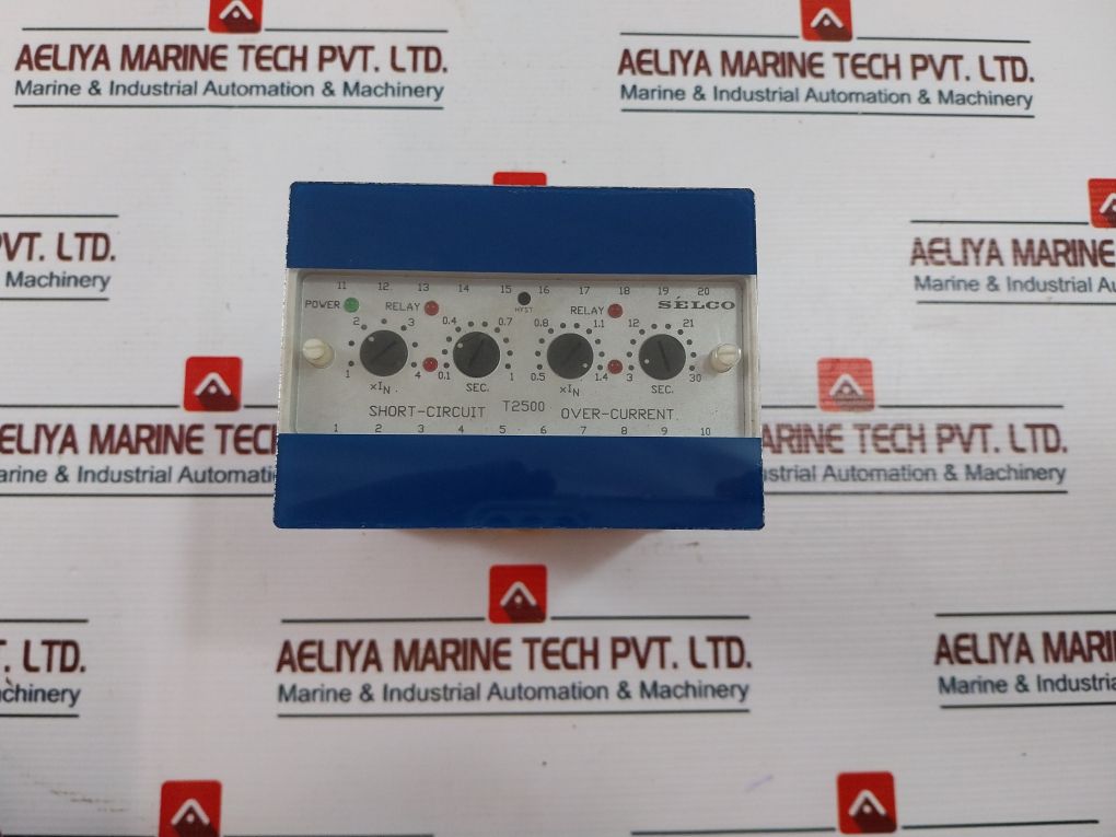 Selco T2500-12 3-phase Short Circuit Over Current Relay 24Vdc