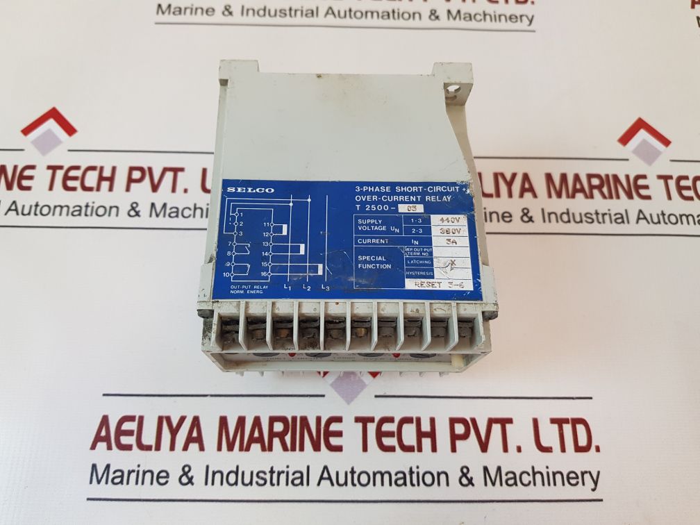 Selco T2500-05 3-phase Short-circuit Over-current Relay