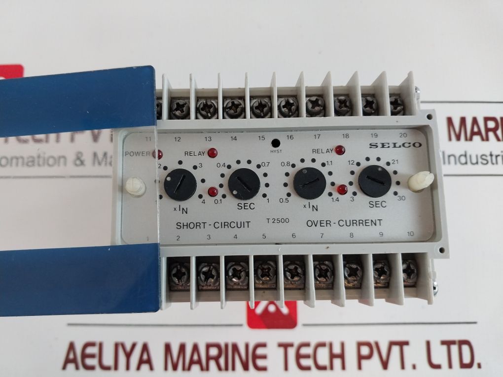 Selco T2500 3-phase Short-circuit Over-current Relay T2500-12