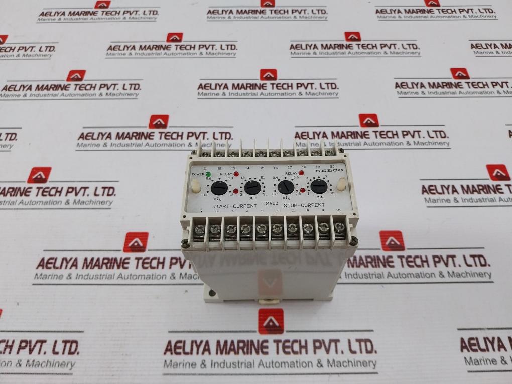 Selco T2600-02 Dual Current Relay 440V Ac-380V Ac