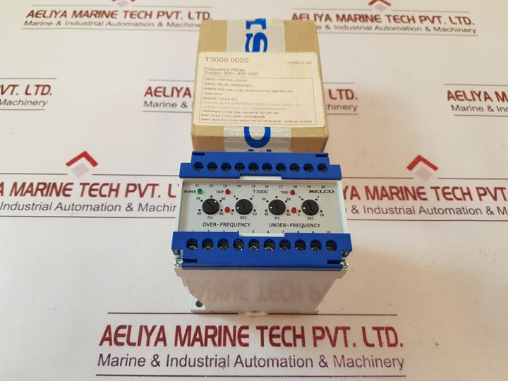 Selco t3000.0020 frequency relay