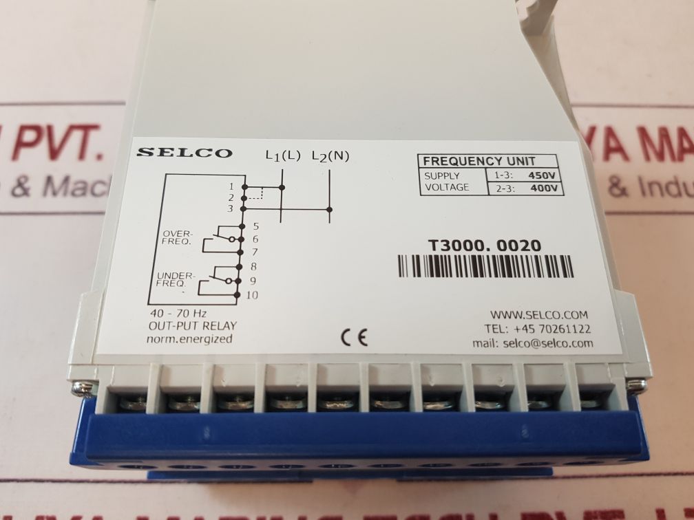 Selco t3000.0020 frequency relay