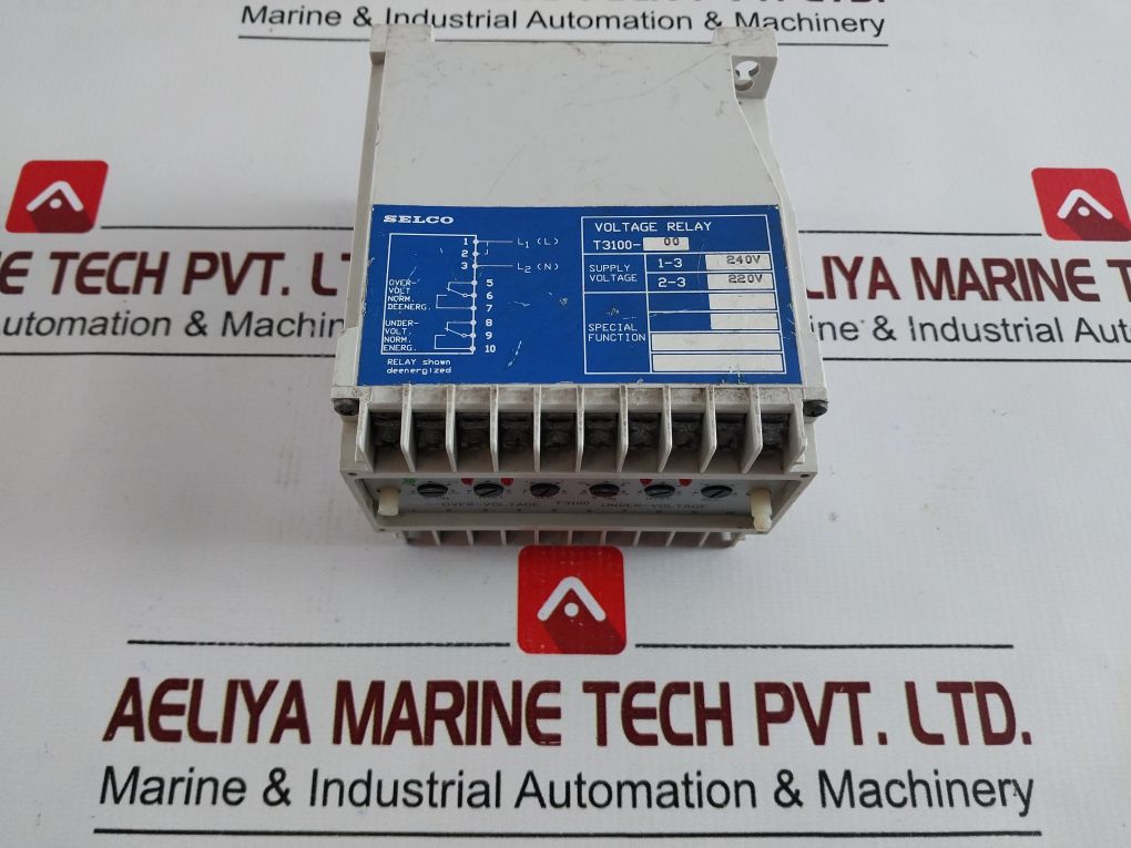 Selco T3100-00 Voltage Relay T3100