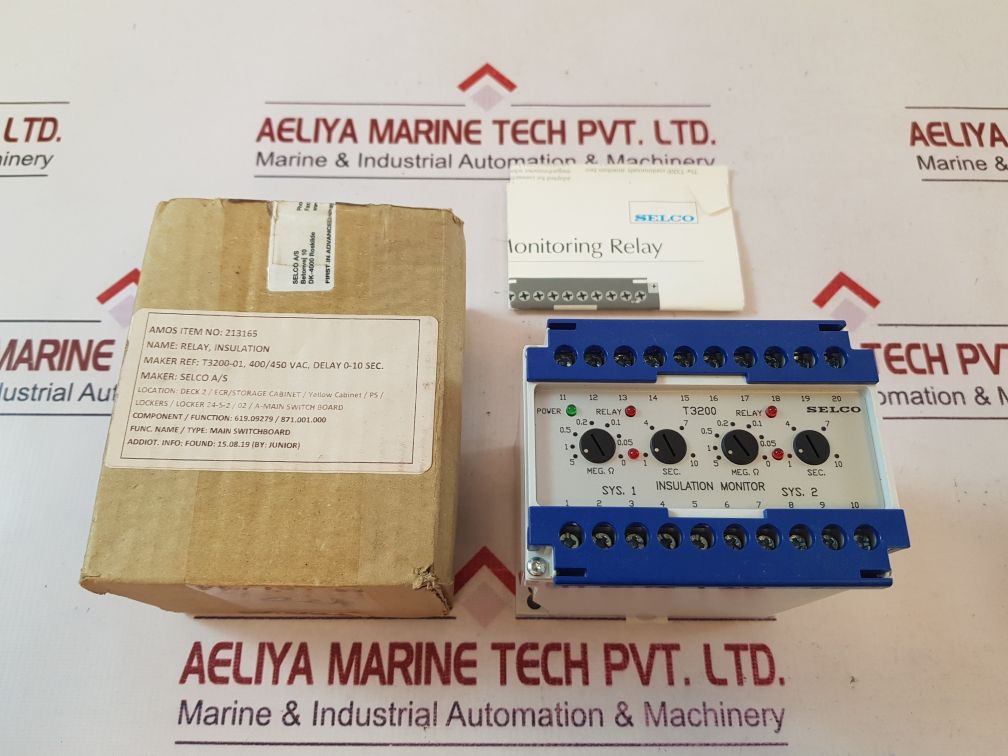 Selco t3200-01 insulation monitor 