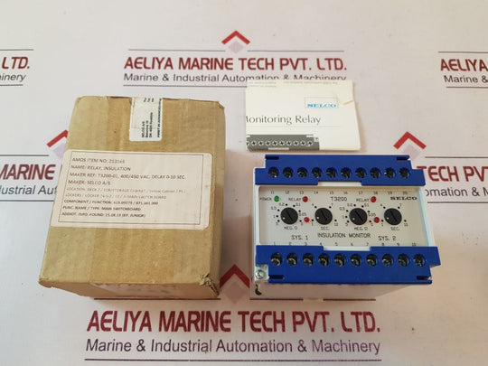 Selco t3200-01 insulation monitor 