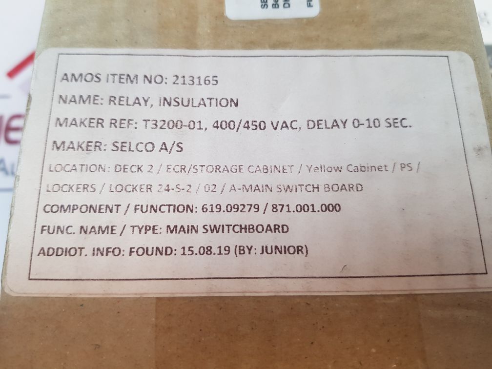 Selco t3200-01 insulation monitor 