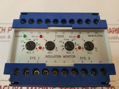 Selco t3200-01 insulation monitor 
