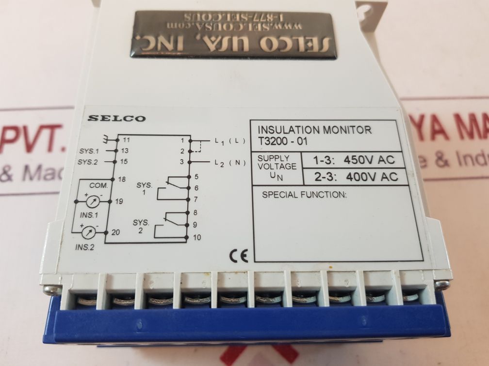 Selco t3200-01 insulation monitor 