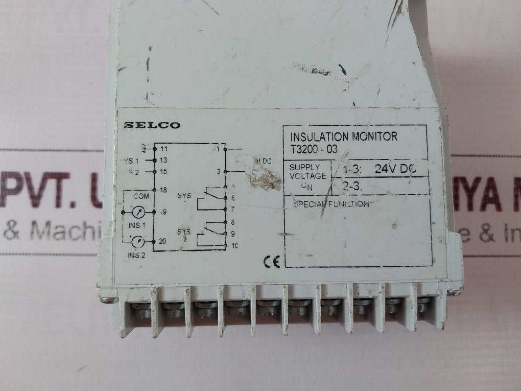 Selco T3200-03 Insulation Monitoring Relay 24Vdc