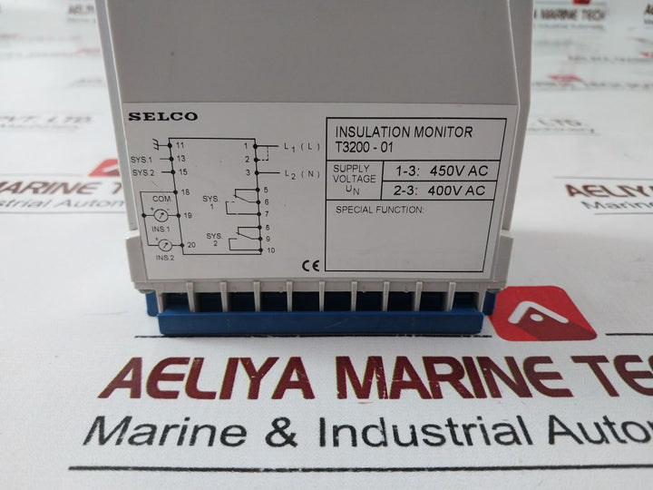 Selco T3200 Insulation Monitor T3200-01