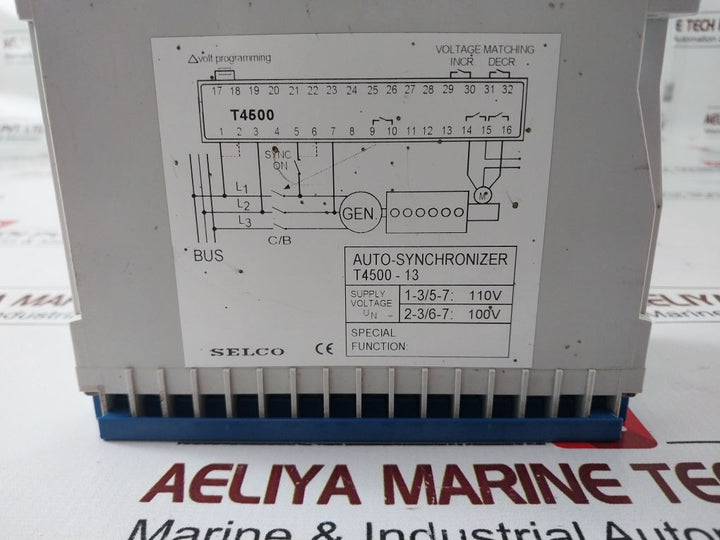 Selco T4500-13 Auto-synchronizer