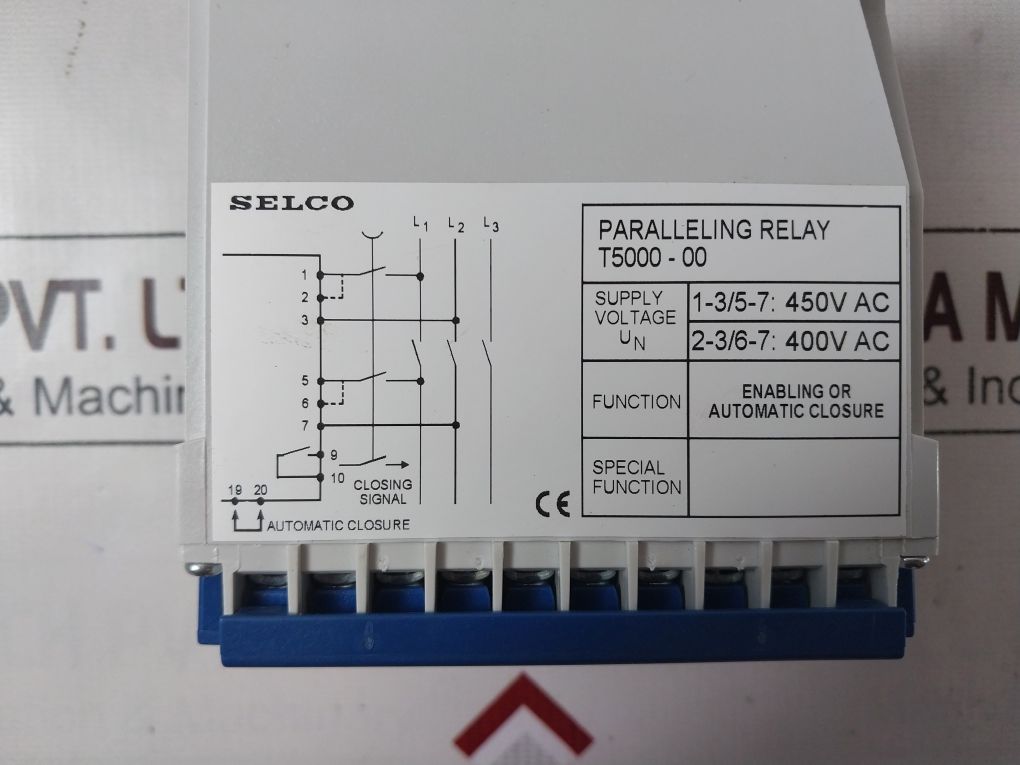 Selco T5000-00 Paralleling Relay T5000