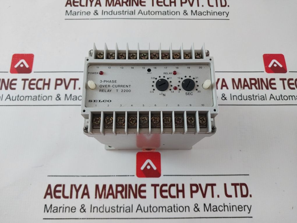 Selco T 2200 3-phase Over-current Relay T 2200-09